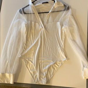 French style bodysuit - NEVER WORN
